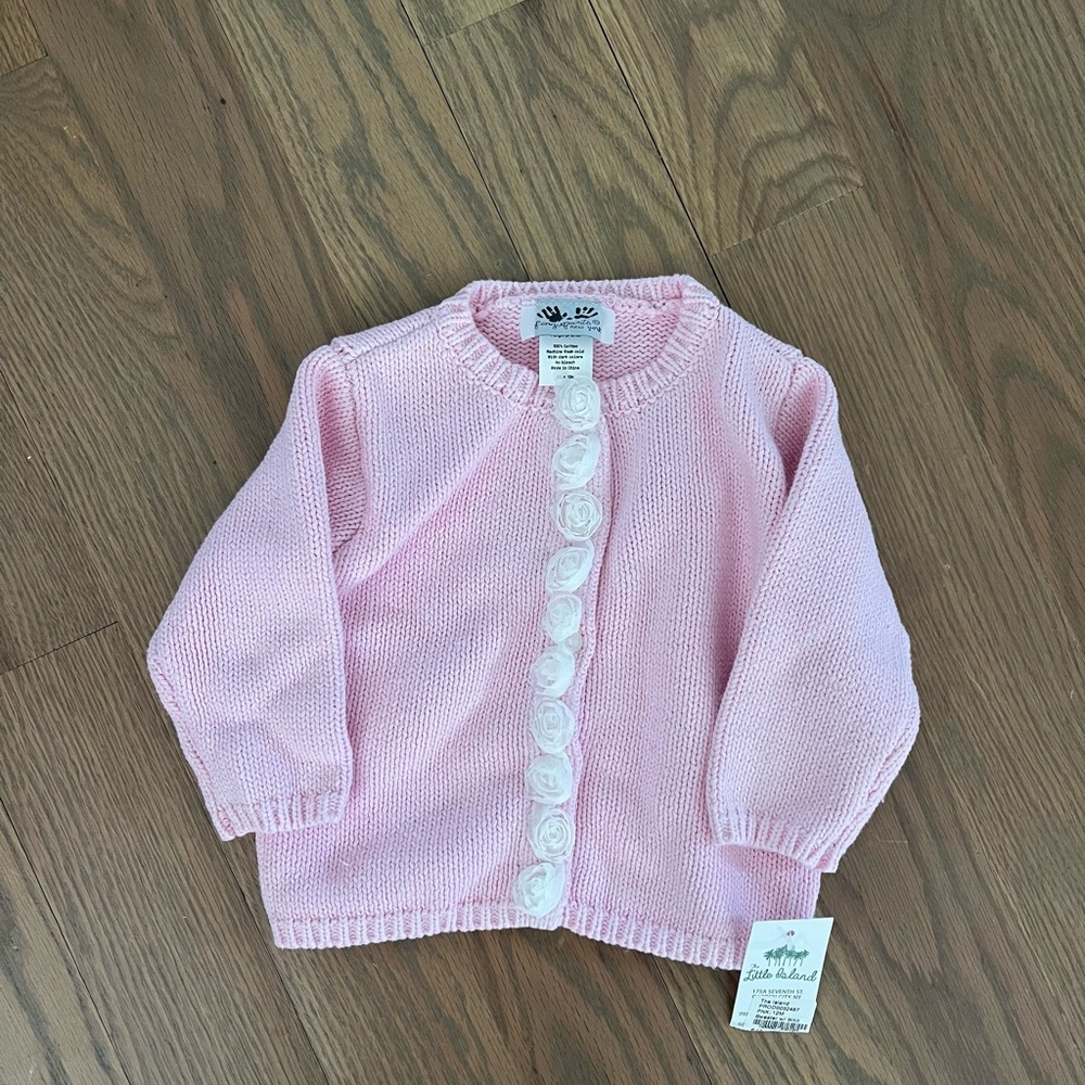 NWT Fingerprints NY girls cardigan